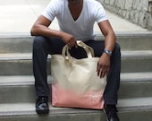 Fashionable Notes Ombre Bag - Pink