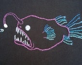 Anglerfish Hand Embroidery Pattern PDF