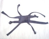 Dog Toy- Recycled Denim Krakenlet Squeaker & Tug Toy for Hellpuppies
