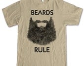 Beards Rule unisex sand tee