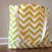 Large Beach Tote, Chevron Beach Bag, chevron tote bag, Large book bag Yellow