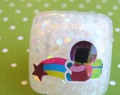 Astronaut Shooting Star Resin Ring