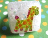 Happy Giraffe Resin Ring