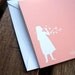 Personalized Stationery Notecards with Stickers/Address Labels - choose from existing silhouettes or your order yourcustom silhouette