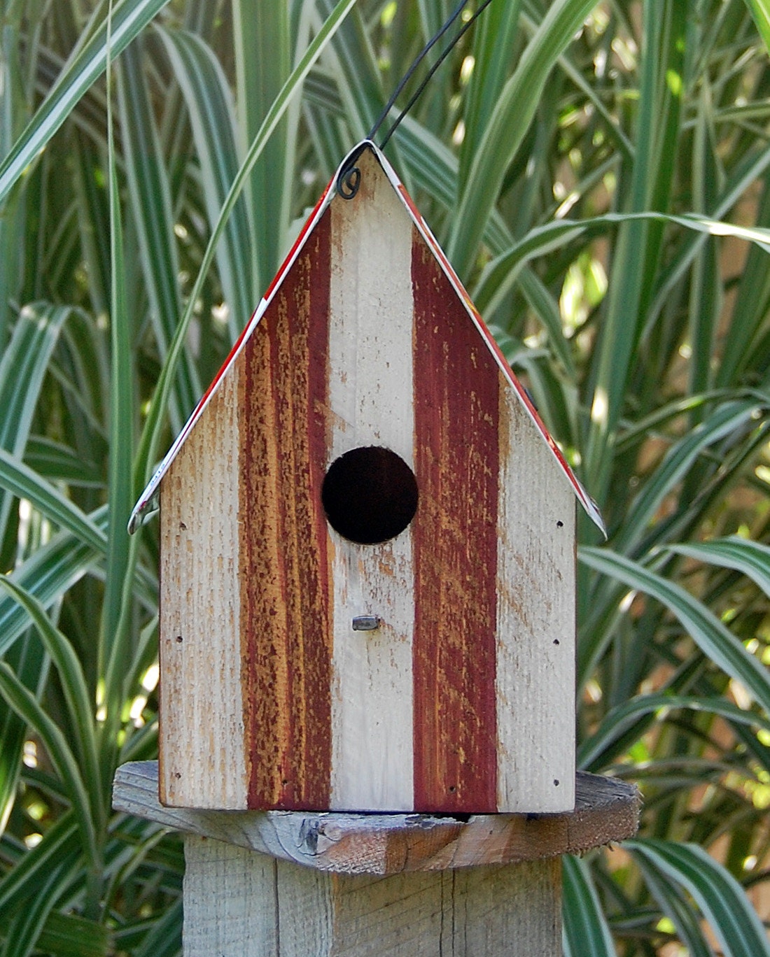 Birdhouse Stars and Stripes