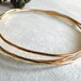 14K Gold Filled Bangles (Set of 3)