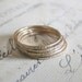 Skinny Gold Band - Stacking Ring