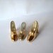 Miniature Shoes Gold Porcelain Shoes Instant Collection Japan