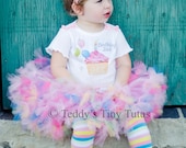 1st Birthday Tutu Set Toddler Birthday Girl Outfits Birthday Petti Tutu Outfit 9 12 18 Months