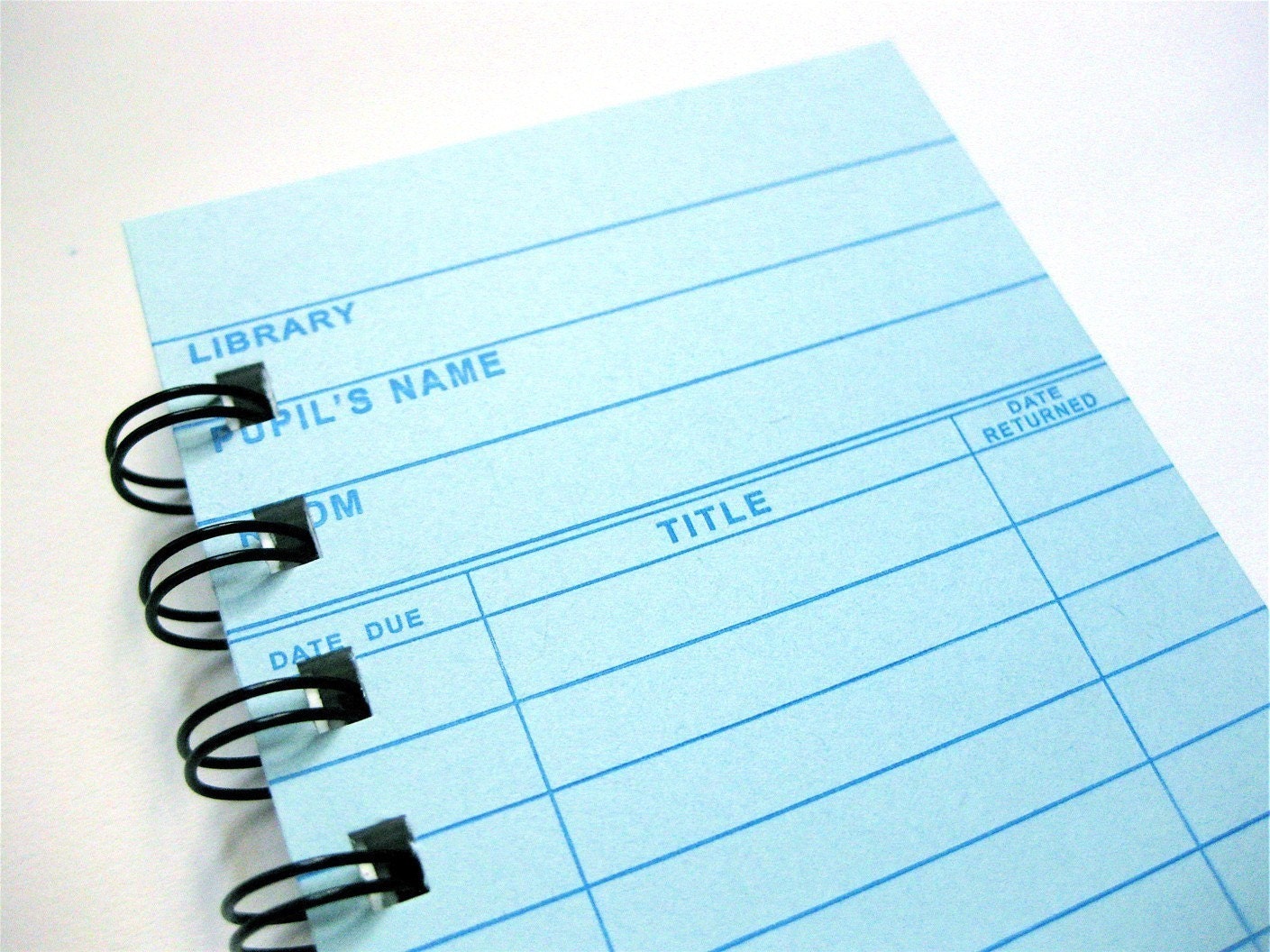 Library Card Journal