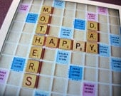 Mother's Day Card // Scrabble Message