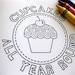 Cupcake Coloring Book
