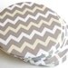 Gray Chevron Home Decor // Chevron Coasters // Set of 6