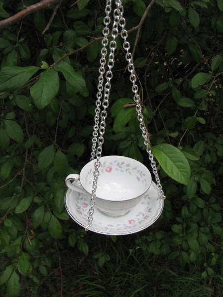 Teacup Birdbath or Feeder