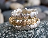 Silver Large Pebble Ring