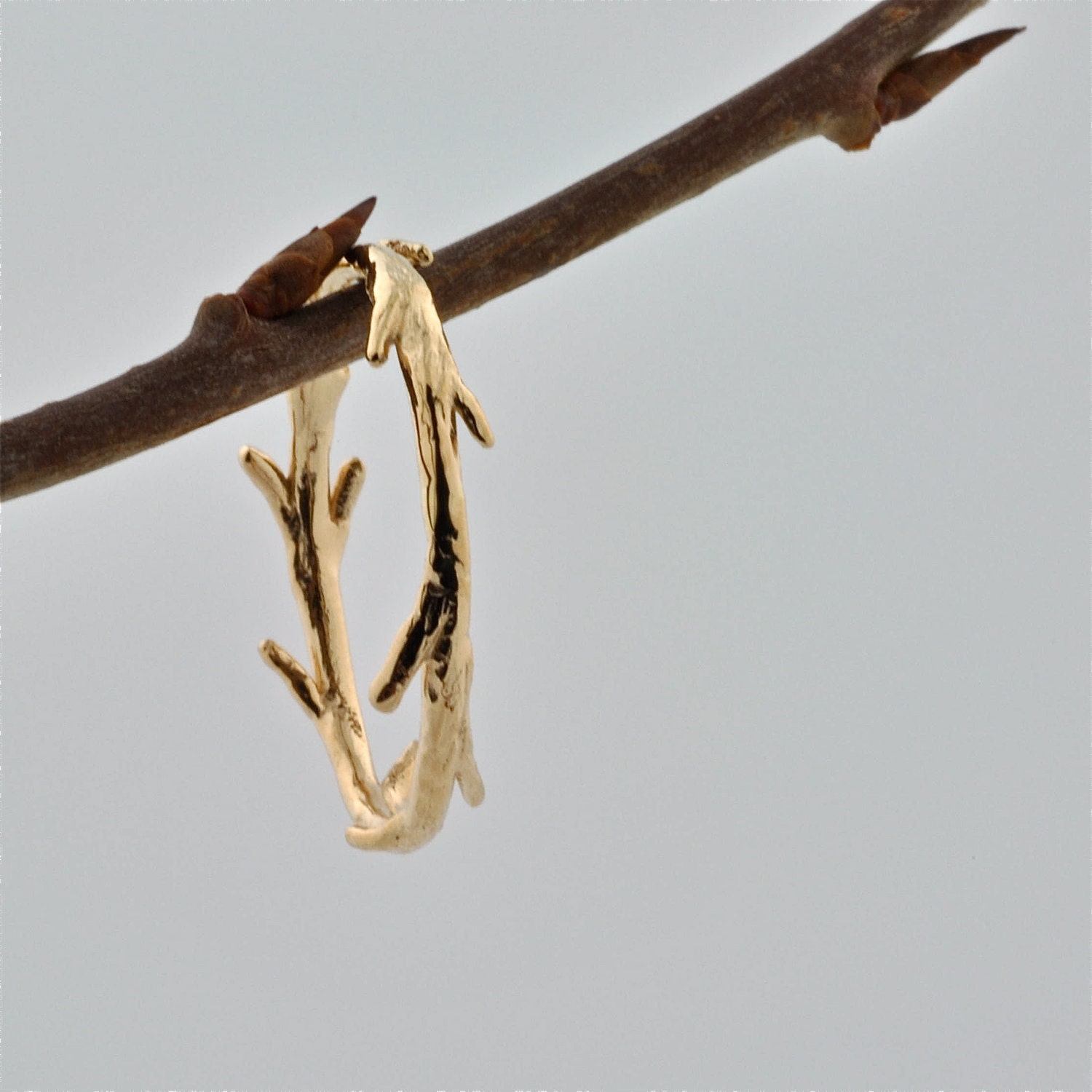Gold Vermeil Twig Ring