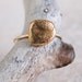 14k Gold and Bronze Small Rock Ring