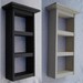 Small Wood Shelf, Hand Painted Decorative Shelf