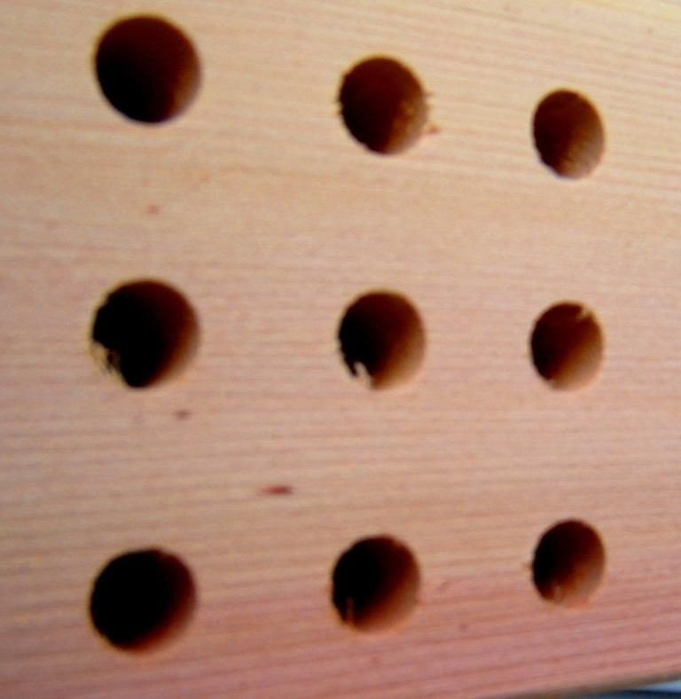 Mason Bee House from Reclaimed Wood, Garden Supplies for Pollination
