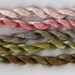 Perle Fine, 5 pack, Green, Pink, Spring, Yarn, Mixed Media, Textile Art, Fiber Art, Serendipity