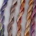 Perle Fine 5 pack, Gold, Pink, Blue, Green, Thread, Mixed Media, Textile Art, Fiber Art, Serendipity