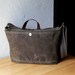The Day Pack in Stone Waxed Canvas and Leather // Organic Cotton Lining