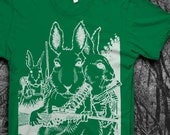 Rabbits with Guns - Mens Tshirt