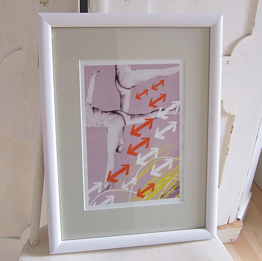 Gemini (Sign) - Print on Handmade Watercolor Paper  20x30cm-7.8 x 11.8 inch