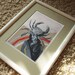 Cancer (Sign) - Print on Handmade Watercolor Paper  20x30cm-7.8 x 11.8 inch