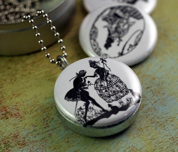 MARIE ANTOINETTE Recycled Magnetic LOCKET SET By Polarity