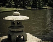 In the Garden- photograph- view on Chinese Garden in the Duke Gardens in Durham North Carolina - 8x10" (20x25cm)