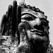Meditation room art giclee print black and white thai buddhism stone buddha serenity relaxation peace - 8x10 Sukohthai Buddha
