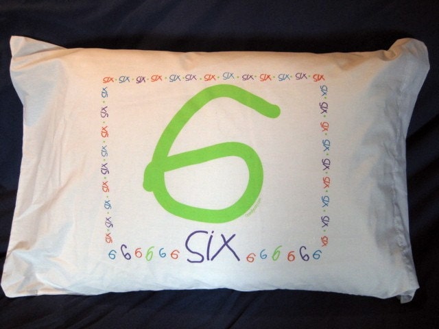I'm Six Glow in the Dark Travel pillowcase Il_570xn