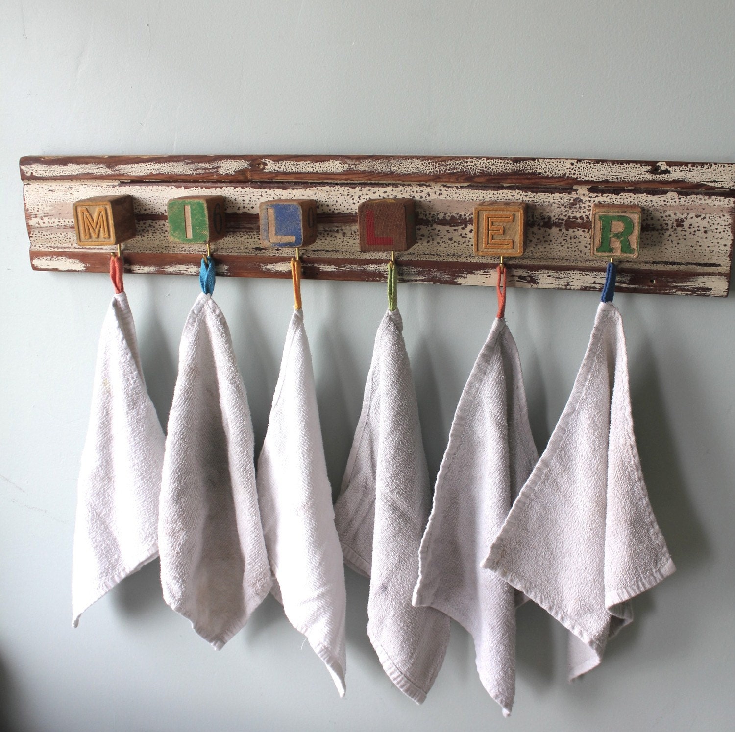 Baby Block Custom Name Hook Board