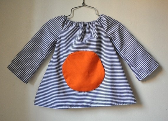 PDF pattern- Magic pocket blouse - 12m up to 4T - Easy sewing -