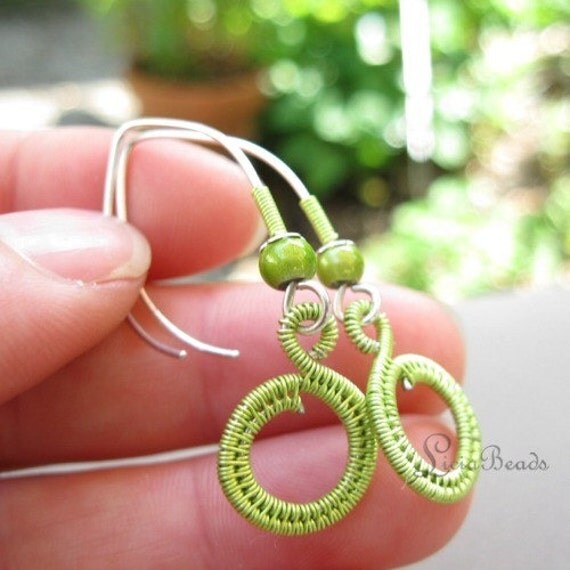 Lime and Jazz - Earrings