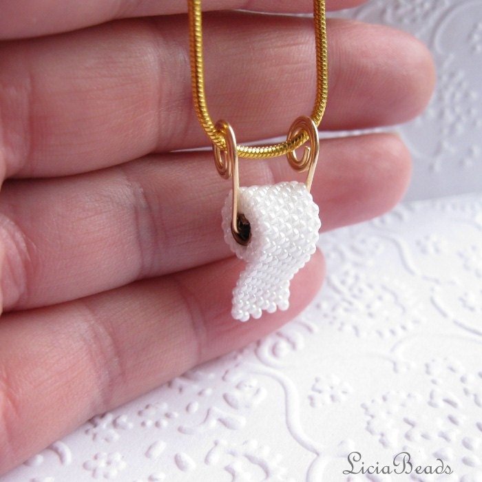 Toilet Paper on your neck, gold plated necklace, allow 2-3 weeks before shipping