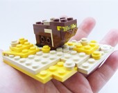Star Wars, LEGO, Sandcrawler on Tatooine, tiny "A New Hope" diorama