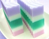 Tulips Soap - Blooming Tulips - All Natural Glycerin - Floral Scent - Pastel - Spring