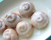 Mini Soaps - Cinnamon Bun Soaps - Hot Cross Baby Buns - All Natural Handmade Glycerin - Hot Cross Buns