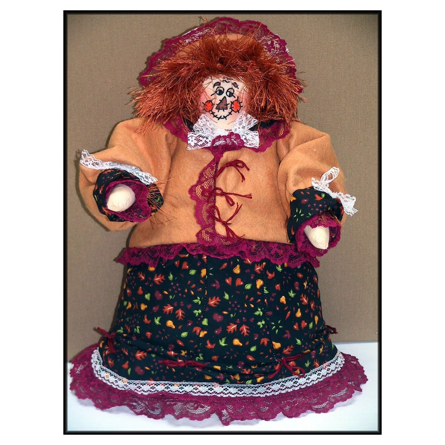 The Proper Scarecrow Nancy Victorian Art Doll