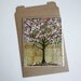Art Tree Print Large 11X14 Signed Text Words Dictionary Birds