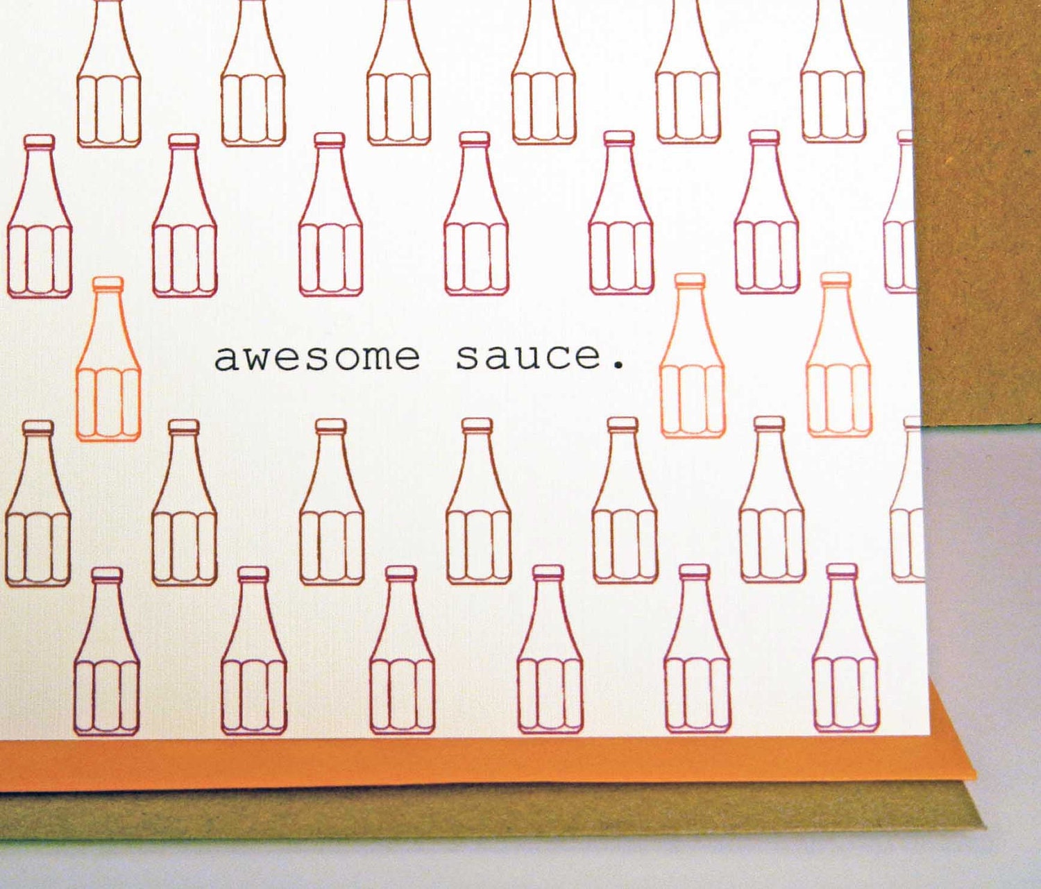 awesome sauce funny greeting card - congratulations - parks and recreation - humor