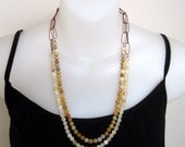 Multi Layered Gemstone Necklace Autumn Fashion