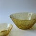 Vintage Anchor Hocking Soreno Honey Gold Chip and Dip Set