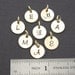 Custom Initial Pendant 14K Gold Fill - Teeny Tinies - Your choice of letter with Custom Fonts