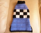 Dog Sweater - A DAY at the RACES - Classic and beautiful - 2 to 20 lb dogs - made to order