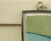 original watercolor pendant
