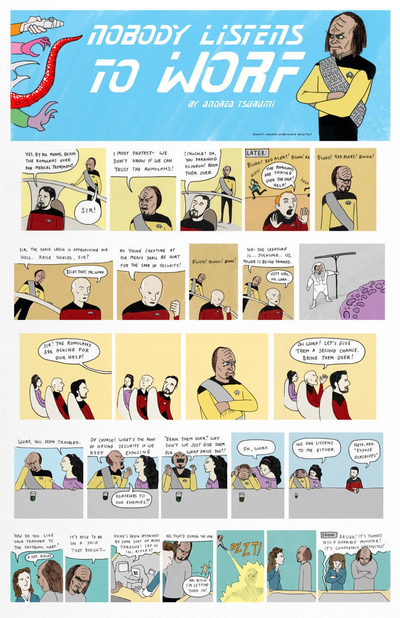 Nobody Listens to Worf - Poster
