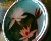 vintage inspired necklace  - 1930s water lily